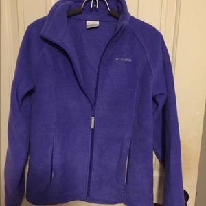girls blue ish purple colombia jacket